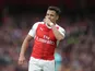 Arsenal's Alexis Sanchez during the Premier League match against Manchester City on April 2, 2017