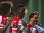 Crystal Palace's Ismaila Sarr celebrates on April 30, 2026