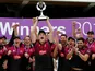 Somerset celebrate winning the One Day Cup on May 25, 2019