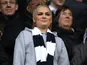 Popstar Jessie J watches the game between Spurs and Everton on April 7, 2013