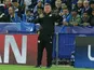 Leicester City manager Craig Shakespeare during the Champions League match against Sevilla on March 14, 2017