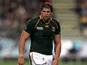 South Africa's Willem Alberts in action against Namibia on September 22, 2011