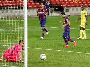 Lionel Messi scores on Barcelona return in Villarreal rout