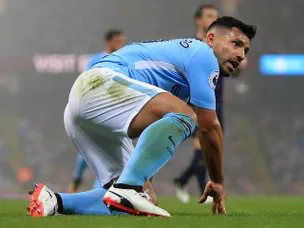 Sergio Aguero denies 'striking steward'