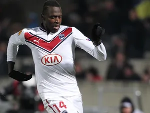 Bordeaux's Cheick Diabate during the Europa League clash with Dynamo Kiev on February 21, 2013