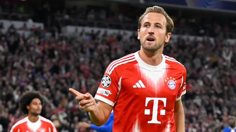 Kane chasing down Gerrard, Lewandowski scoring records in PSG vs. Bayern showdown