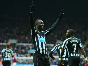 Cisse puts Newcastle ahead against Villa
