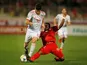 Spain's Marco Asensio is challenged by Malta's Joseph Mbong during their Euro 2020 qualifier on March 26, 2019