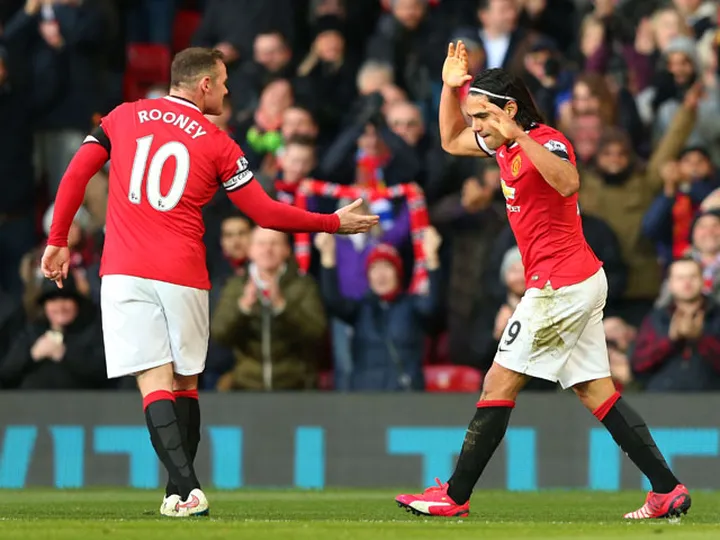 Rooney, Di Maria, Falcao all start for United