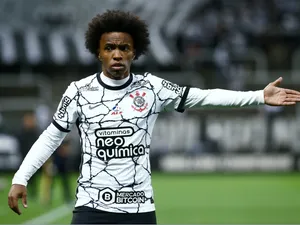Corinthians' Willian pictured on October 6, 2021