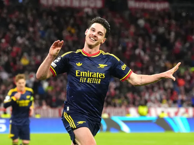Rice to the rescue as Arsenal secure hard-earned point at Bayern