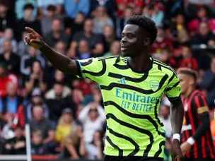 Arteta confirms Saka is "in contention" for Man City clash