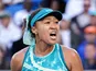 Naomi Osaka reacts at the Australian Open on January 22, 2026