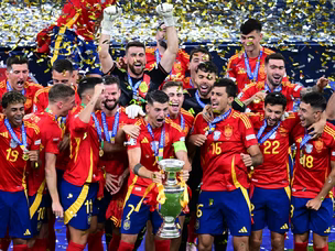 How many times have Spain won the Euros?