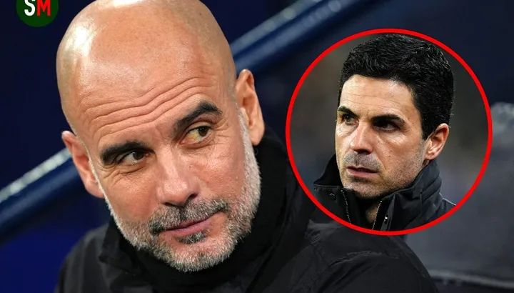 Guardiola sends brutal 11-word message to Arteta on Premier League title ‘pressure’