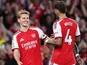 Arsenal's Martin Odegaard, Ben White pictured on August 21, 2026