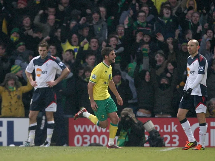 Norwich 2-0 Bolton