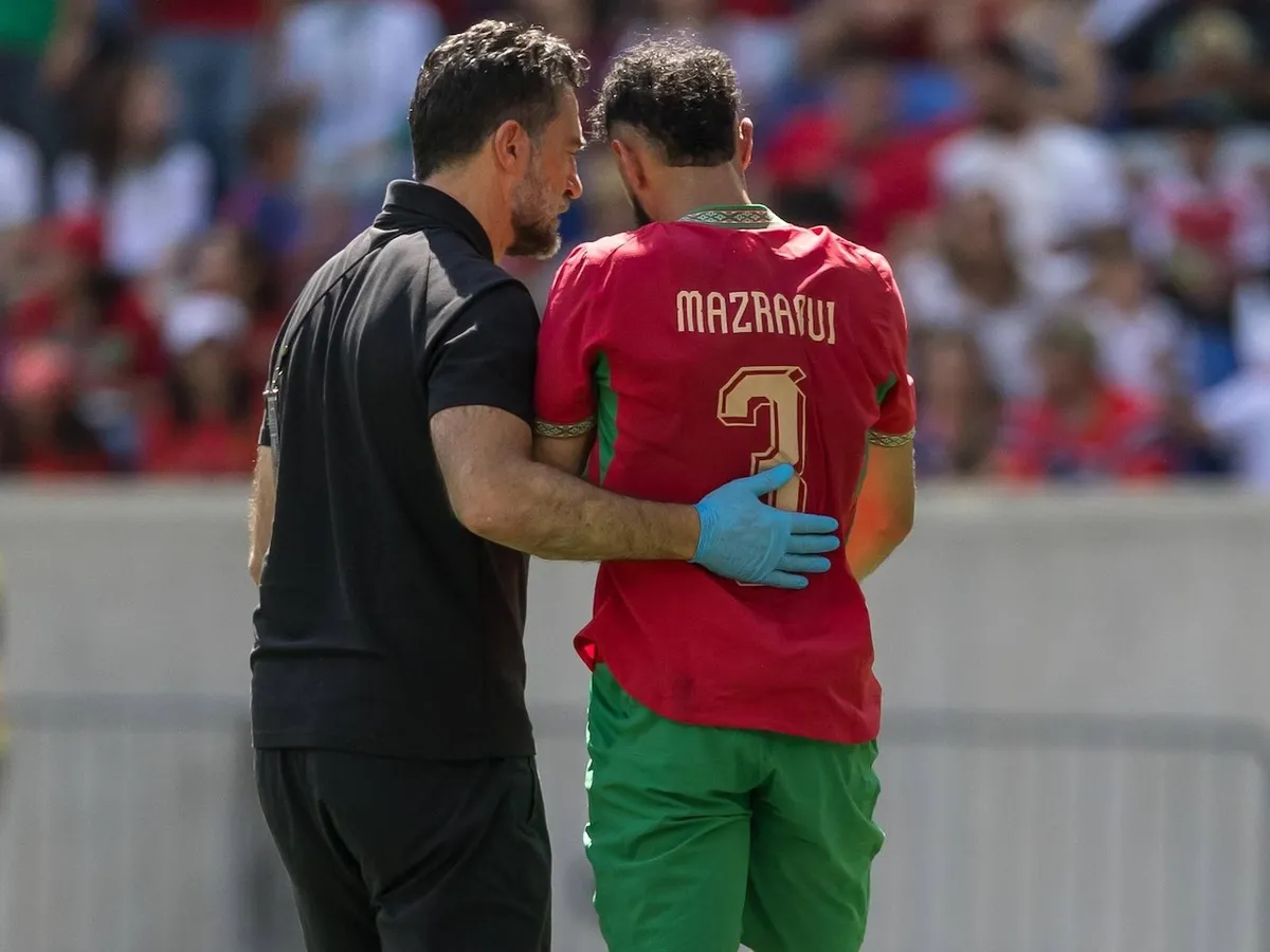 2026 World Cup: Morocco facing anxious wait over Noussair Mazraoui fitness as Man United defender suffers injury
