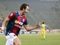 Bologna's Alberto Gilardino celebrates after scoring his team's second goal against Chievo Verona on January 12, 2013