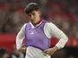 Sevilla defender Joaquin Oso in March 2026.