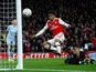 Reiss Nelson scores for Arsenal on January 6, 2020