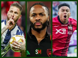 20 free agents available for transfer including Sterling, Ramos, Lingard