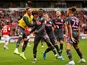 Eddie Nketiah celebrates scoring for Leeds United on September 15, 2019