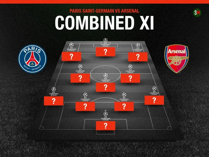 PSG vs. Arsenal: Champions League Final Combined XI