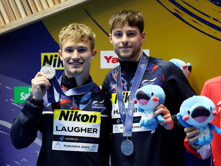 Jack Laugher, Anthony Harding clinch 3m synchro silver at World Championships