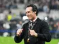 Aston Villa head coach Unai Emery celebrates after winning the UEFA Europa League final