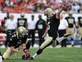 Garrett Hartley suffers hamstring injury