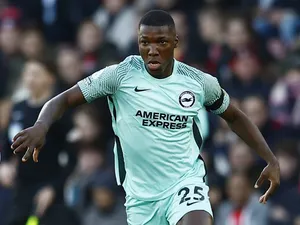 Brighton & Hove Albion's Moises Caicedo in action on December 26, 2022