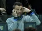Inter forward Antonio Cassano watches his team against Parma on November 26, 2012