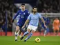 Manchester City's Ilkay Gundogan in action with Chelsea's Kai Havertz on January 5, 2023
