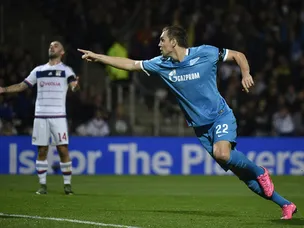 Dzyuba fires Zenit ahead in Lyon