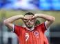 John McGinn of Scotland celebrates scoring