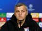Lyon manager Bruno Genesio ahead of his side's Champions League clash with Manchester City on November 26, 2018
