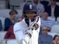 Moeen Ali reacts after being hit on the head during day one of the fourth Test between England and Pakistan on August 11, 2016