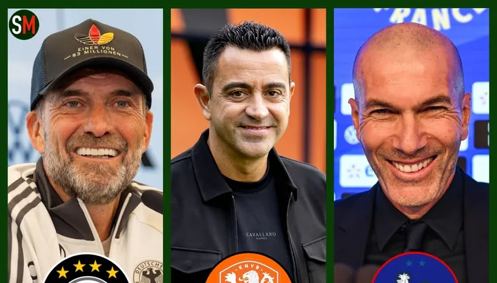Jurgen Klopp, Xavi, Zinedine Zidane: Profiling the Nations League managerial newcomers