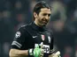 Juventus goalkeeper Gianluigi Buffon during the Champions League quarter final with Bayern Munich on April 2, 2013