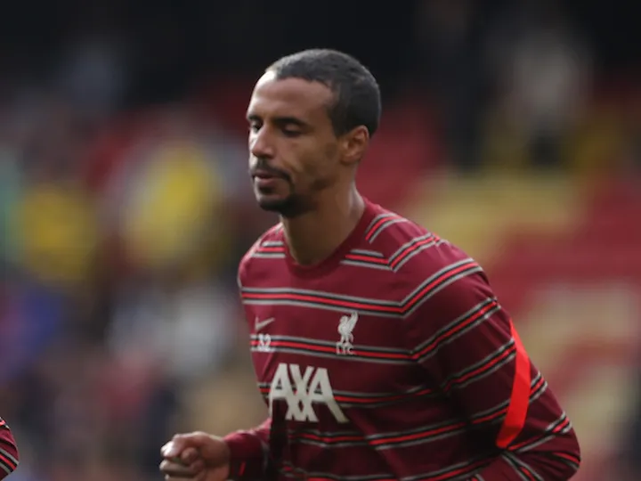 Joel Matip ruled out of West Ham clash through illness