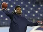 Titans RB Chris Johnson warms up before a game with the Jets on December 17, 2012