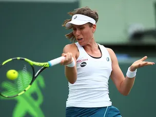 Konta moves into second round