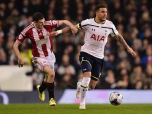 Tottenham being held by Sheffield United