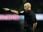 Anthony Taylor officiates during the Premier League game between Manchester City and Liverpool on January 3, 2019