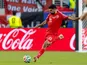 Nizar Al-Rashdan in action for Jordan vs Algeria