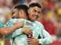 Portugal's Cristiano Ronaldo and Goncalo Ramos pictured on July 4, 2026