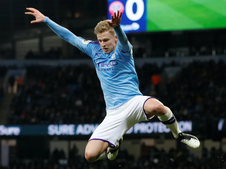 Zinchenko "so happy" as City win third consecutive cup