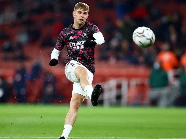 Emile Smith Rowe 'misses Arsenal training ahead of Wolves clash'