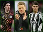 Sandro Tonali, Eddie Howe, Lewis Miley composite